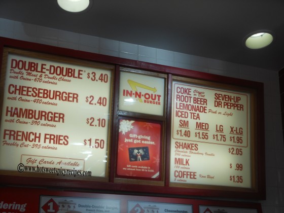 in and out menu