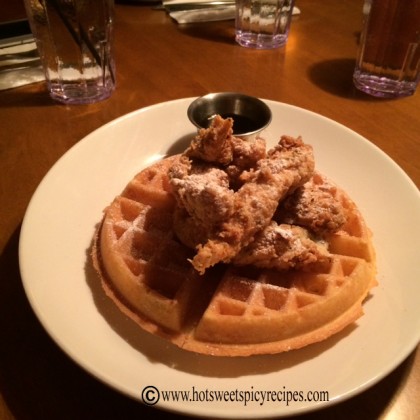 black walnut chicken and waffle