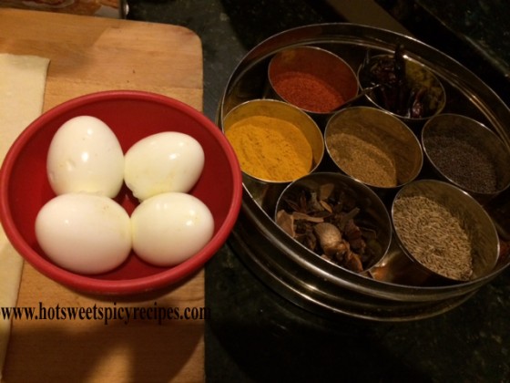 eggs and spices