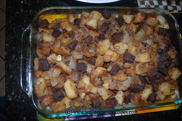 pepper beef and potatoes