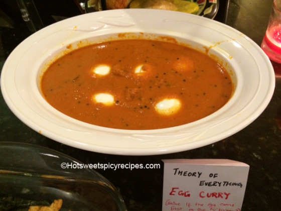 oscars egg curry