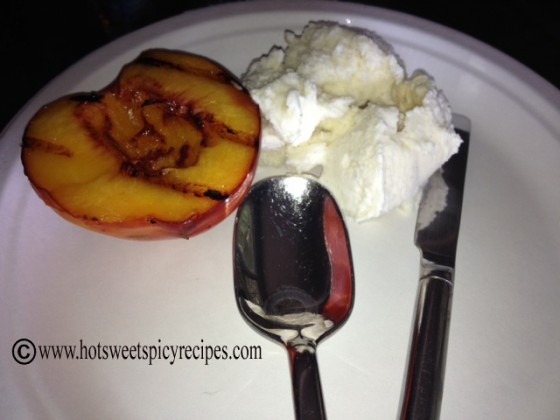 Grilled Peaches & Ice Cream | Hot Sweet Spicy Recipes